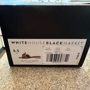 WHBM Knotted Flat Sandals